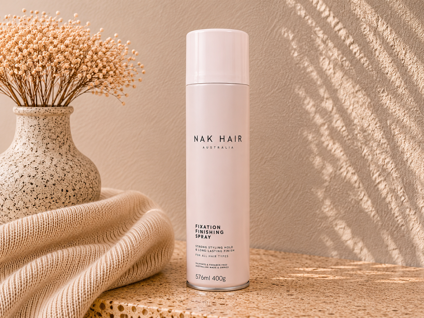 NAK fixation finishing spray