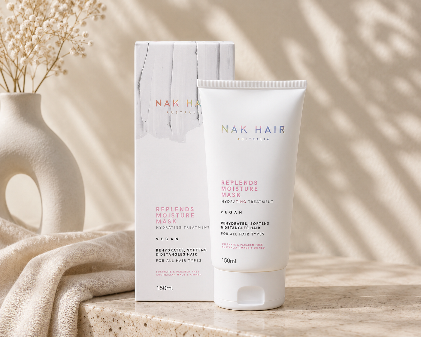 NAK replends moisture mask