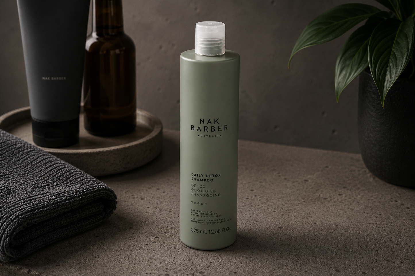NAK barber daily detox shampoo