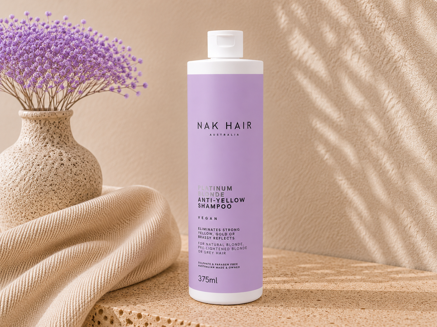 NAK platinum blonde anti yellow shampoo