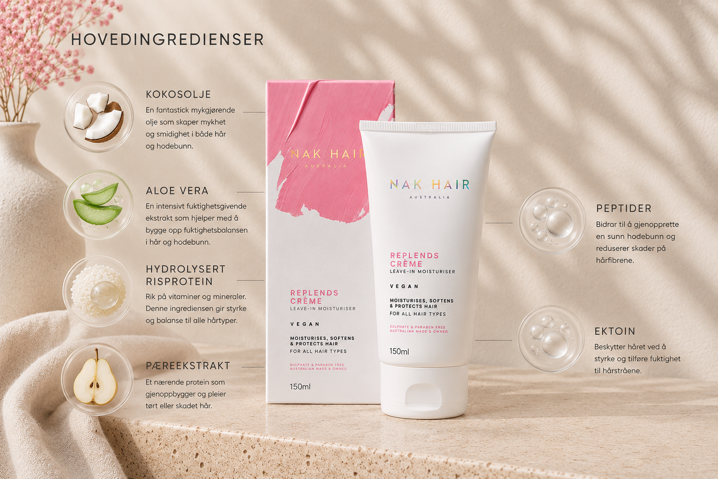 NAK replends moisturising creme